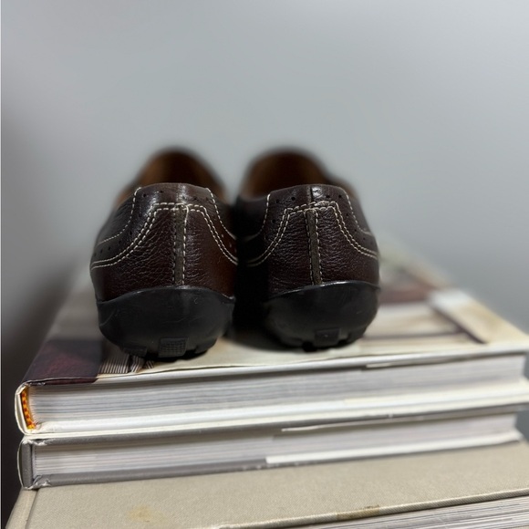 Women’s Natural Soul Size 7 1/2 Brown Leather Slip-On Shoes - Picture 5 of 15